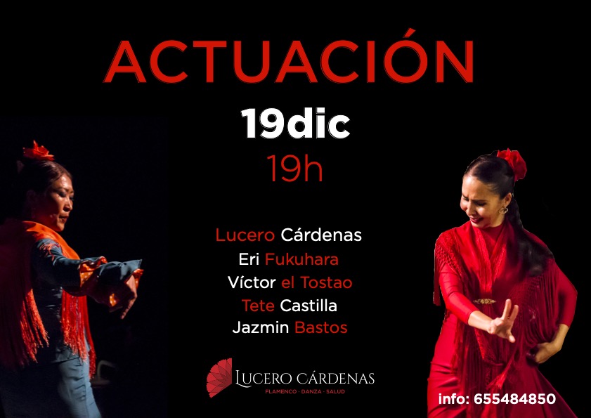 actuación flamenca en diciembre